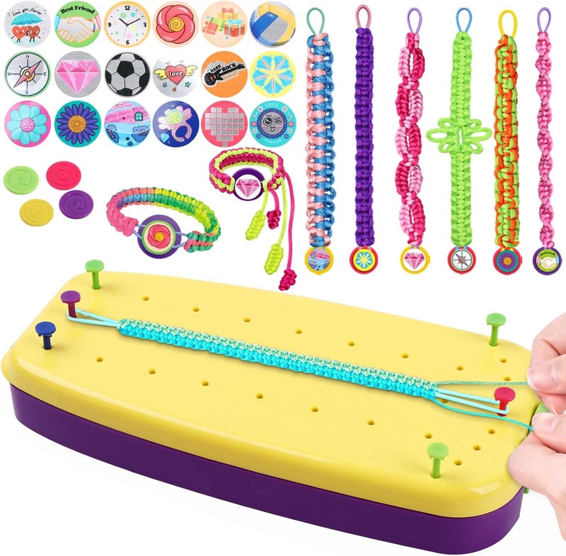 VIDIBESTY Stretchy Bracelet Making Kit for Girls 6-12, Elastic String DIY Arts & Crafts Bulk Toy Set, Friendship Jewelry Maker Tool, Popular Christmas Birthday Gifts for Kids Ages 7 8 9 10 11(112PCS) - Image 1